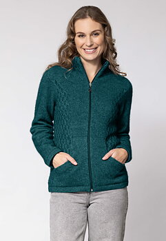 Noble Wilde tröjai Merino/Possum, Honeycomb Jacket