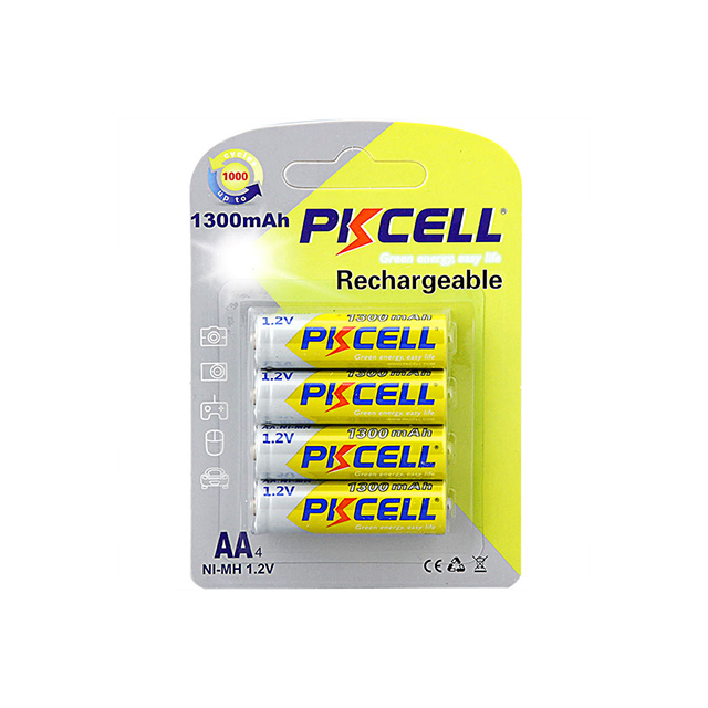 Laddningsbart batteri AA NI-MH1.2V 1300mAh  Rechargeable battery   4-pack