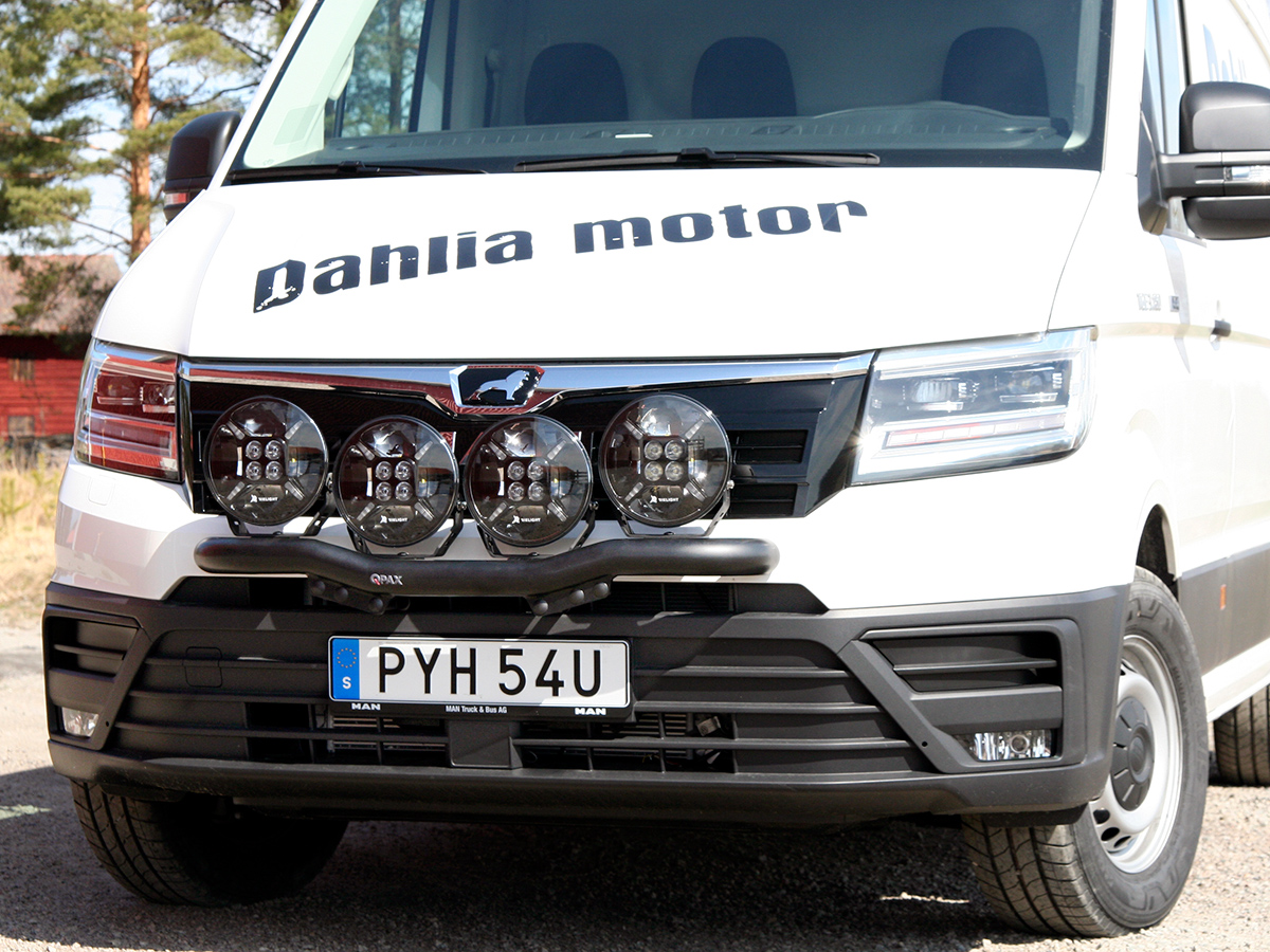 Q-LIGHT VW Crafter 17- extraljusfäste (extraljusbåge) för 4st lampor 