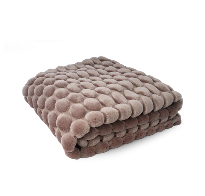EGG THROW 130X170CM DUSTY PINK CEANNIS