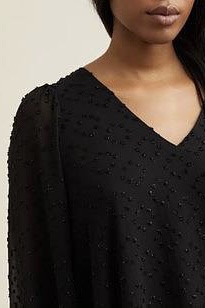 Dry Lake -  Collin Dress Black Glitter Chiffon - 4