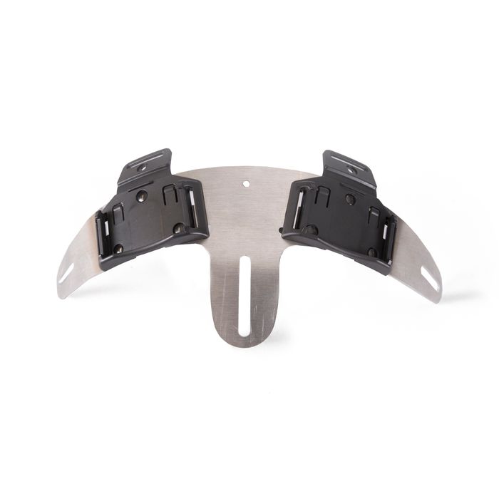 Helmet mount for Enduro double, 2 lamp holders