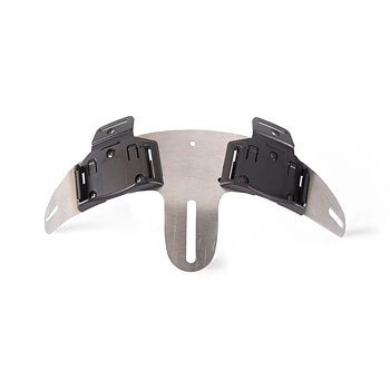 Helmet mount for Enduro double, 2 lamp holders