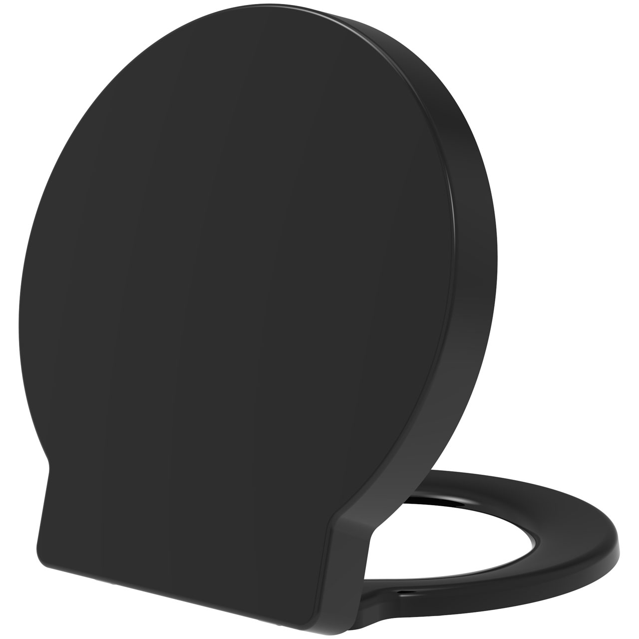 Round toilet seat (black)
