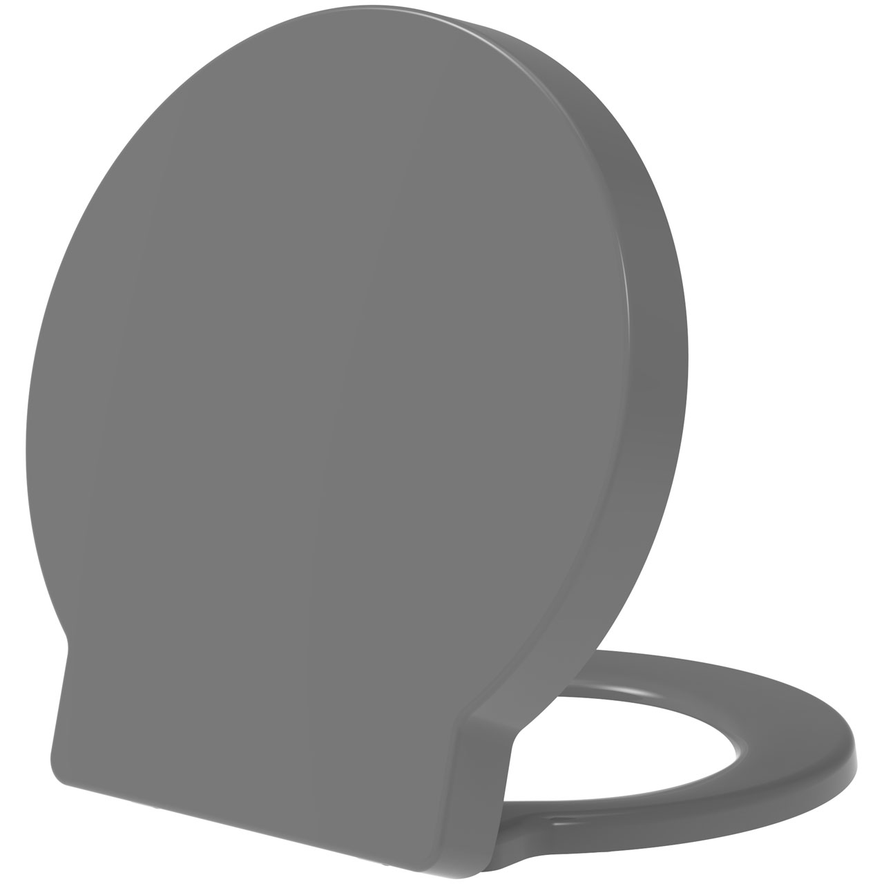 Round toilet seat (grey)