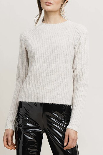 Rut & Circle - Miranda Knit Light Beige Melange