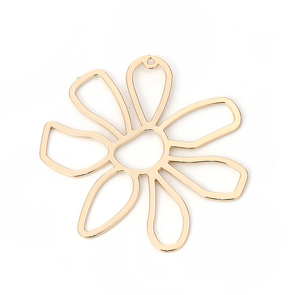 Charm Flower gold 56mm