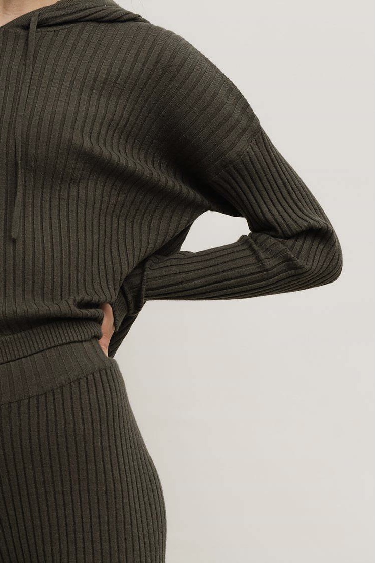 Rut & Circle -  Saga Hoodie Olive Green - 4