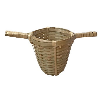 Tesil i bambu dubbelt handtag