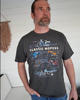T-shirt Mopeder Classic Grå 