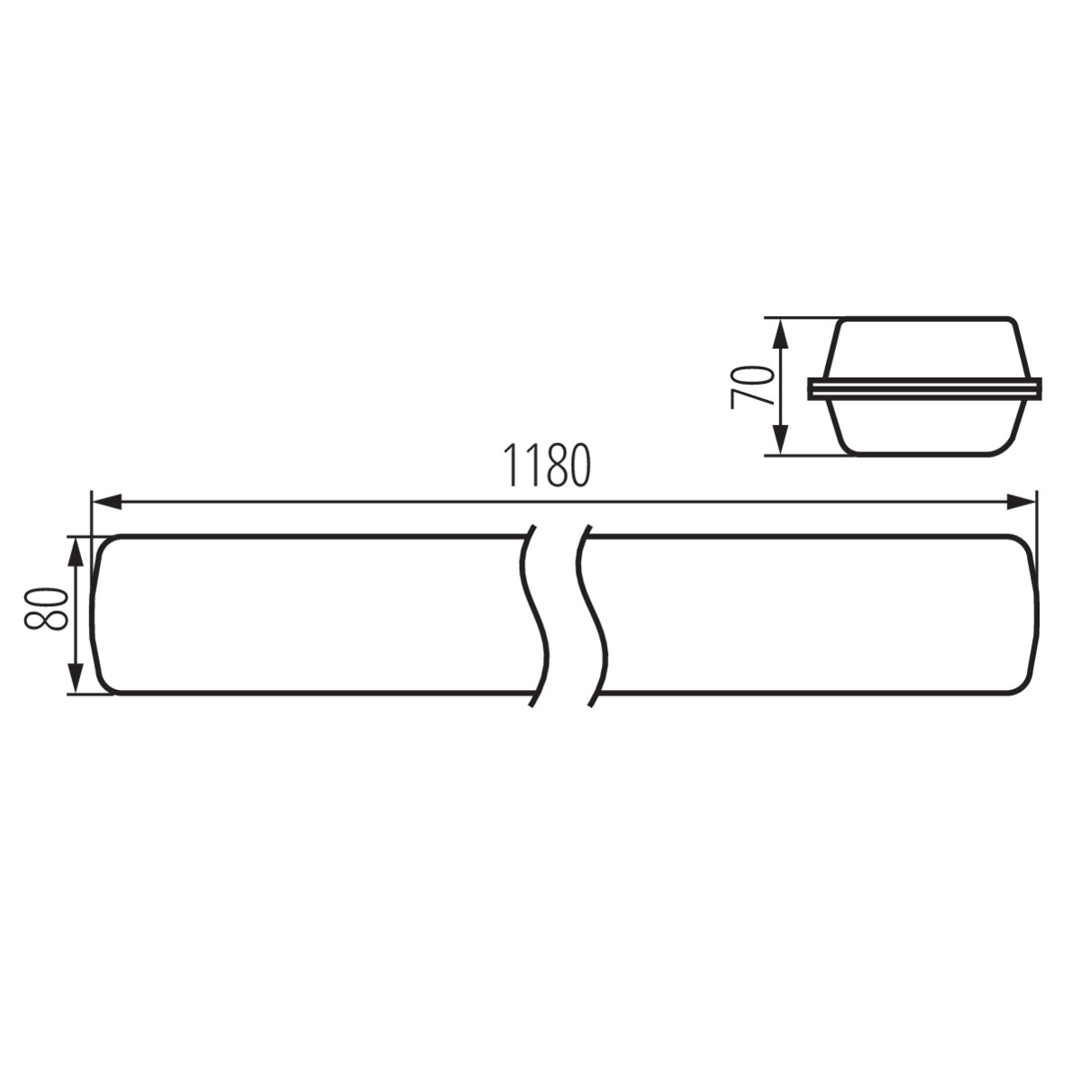 KANLUX Industriarmatur MAH LED HI 26W IP65 4000K - 2