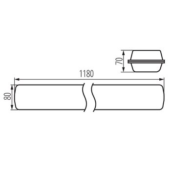 KANLUX Industriarmatur MAH LED HI 26W IP65 4000K