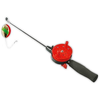 Pimpelset Rödingset Spö 45cm, lina 30m 0.25 och blänke