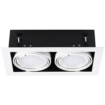 KANLUX Downlight MATEO Dubbel Vit