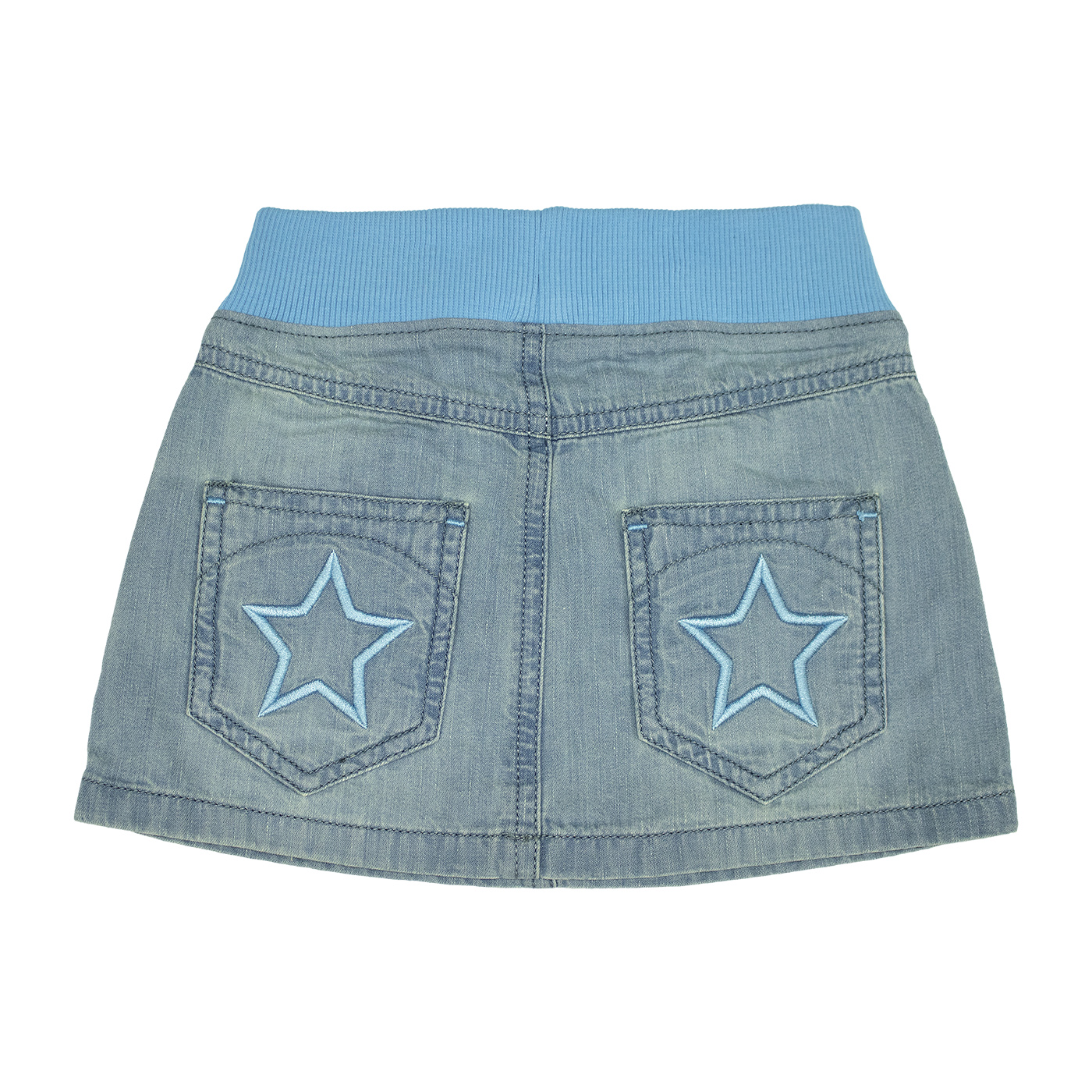 skirt  SOFT DENIM LGT WASH/AQUA - 2