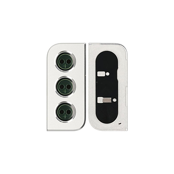 Original Samsung Galaxy S21 5G Dekorationsdel för Kamera Bakre Med Tejp - Phantom White