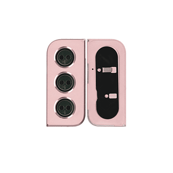Original Samsung Galaxy S21 5G Dekorationsdel för Kamera Bakre Med Tejp - Phantom Pink