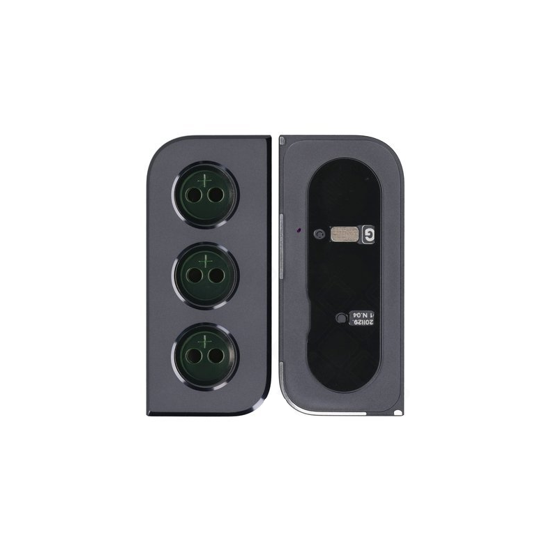 Original Samsung Galaxy S21 5G Dekorationsdel för Kamera Bakre Med Tejp - Phantom Grey