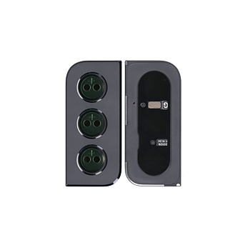 Original Samsung Galaxy S21 5G Dekorationsdel för Kamera Bakre Med Tejp - Phantom Grey