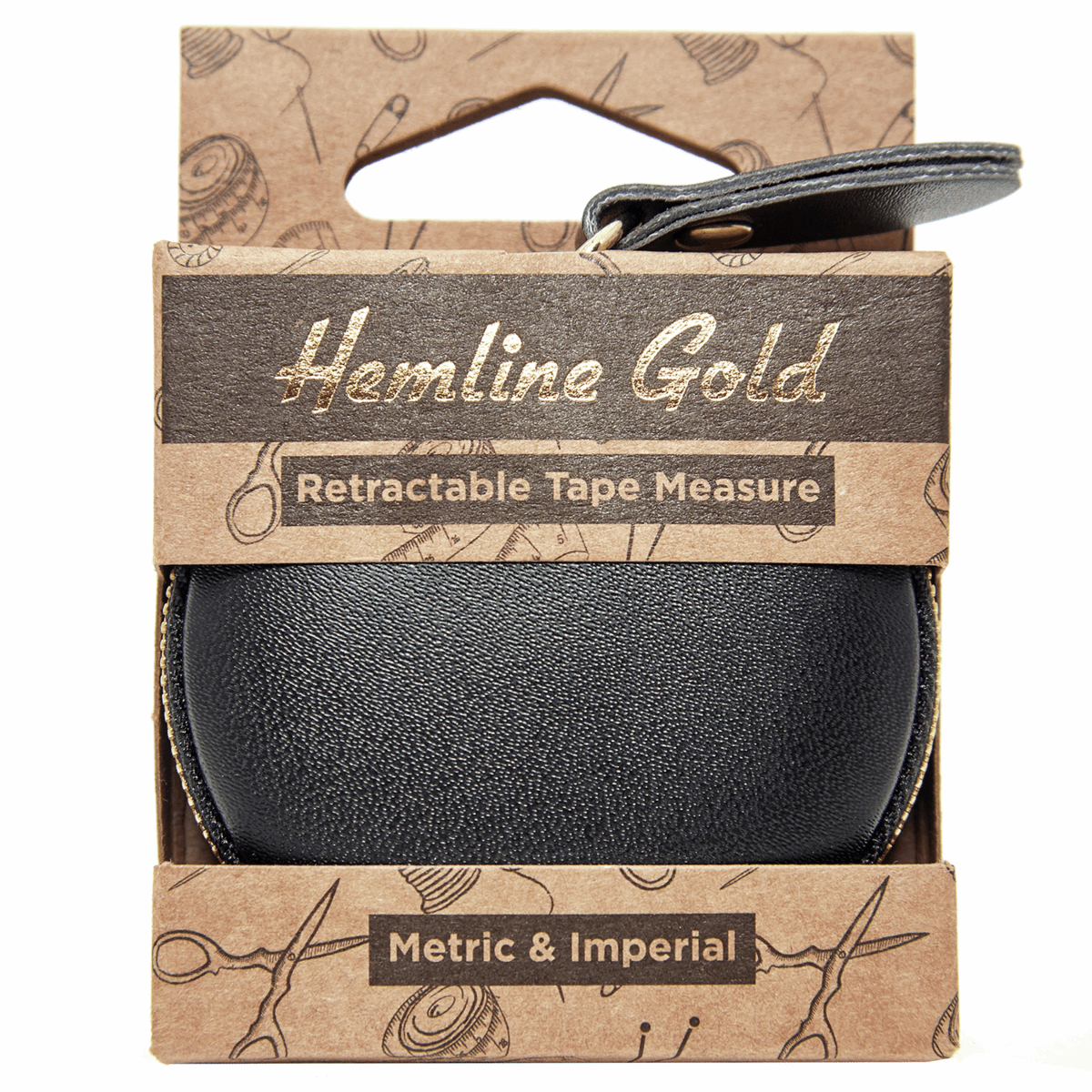 Måttband Infällbart (150 cm / 60 inch) - Hemline Gold - 2