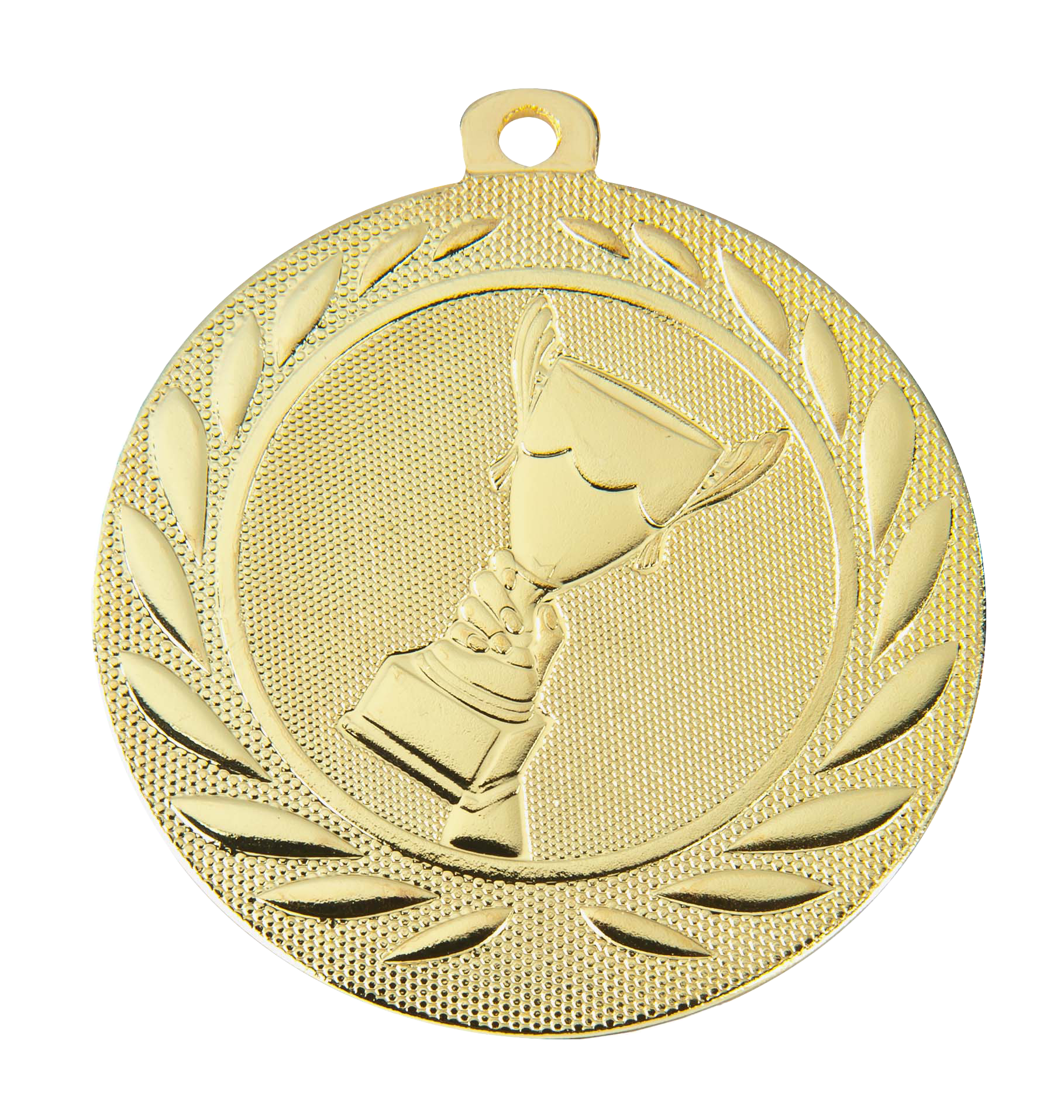 Medaljer 50 mm präglade - Trophy - Guld, Silver, Brons
