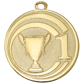 Medaljer 45 mm präglade - "1" "2" "3" - Guld, Silver, Brons