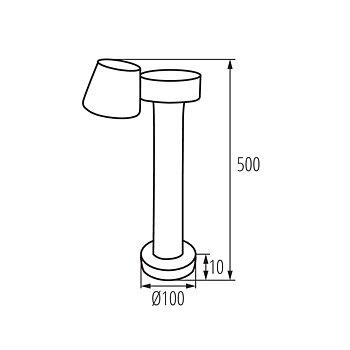 KANLUX DROMI Pollare-50 7W