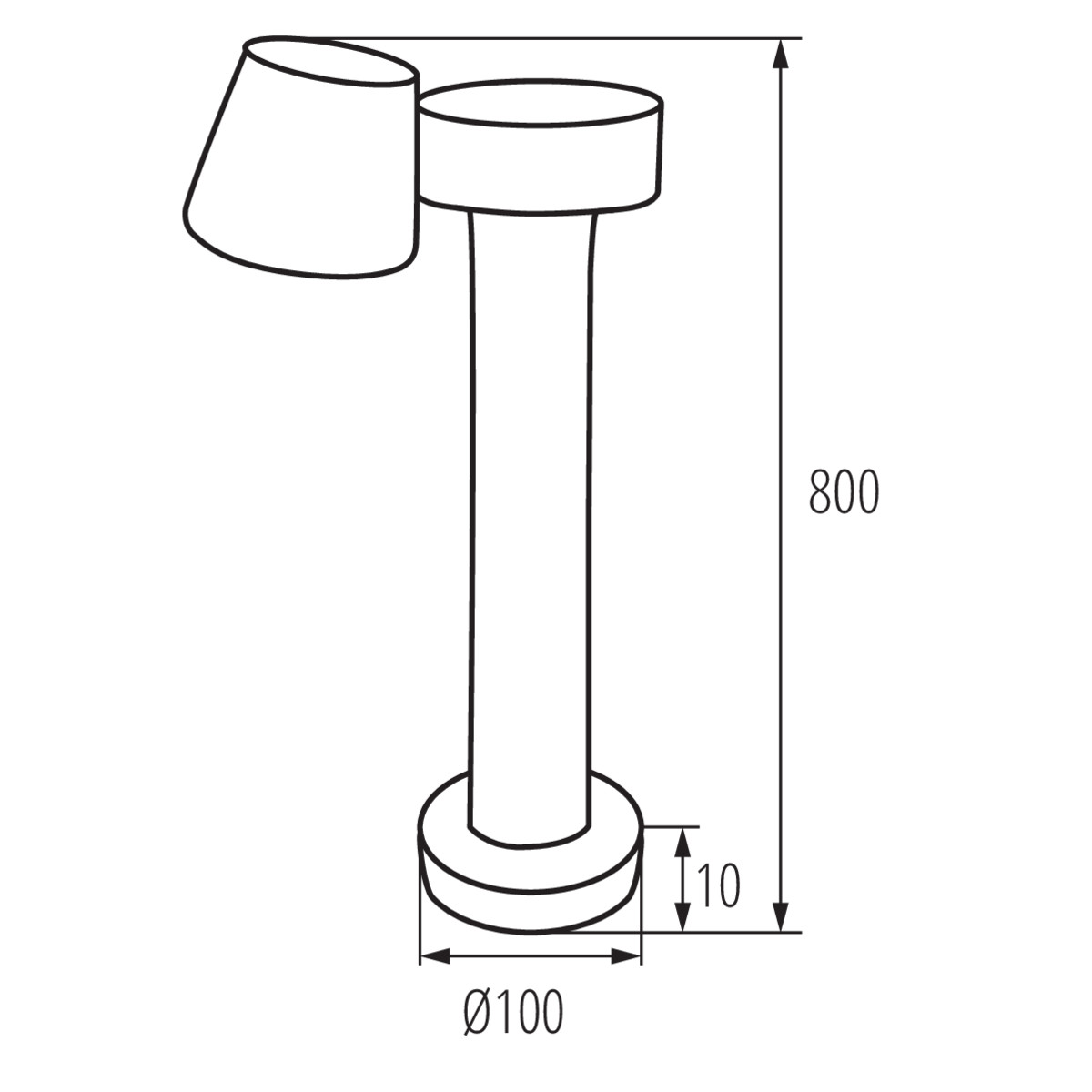 KANLUX DROMI Pollare-80 7W - 2