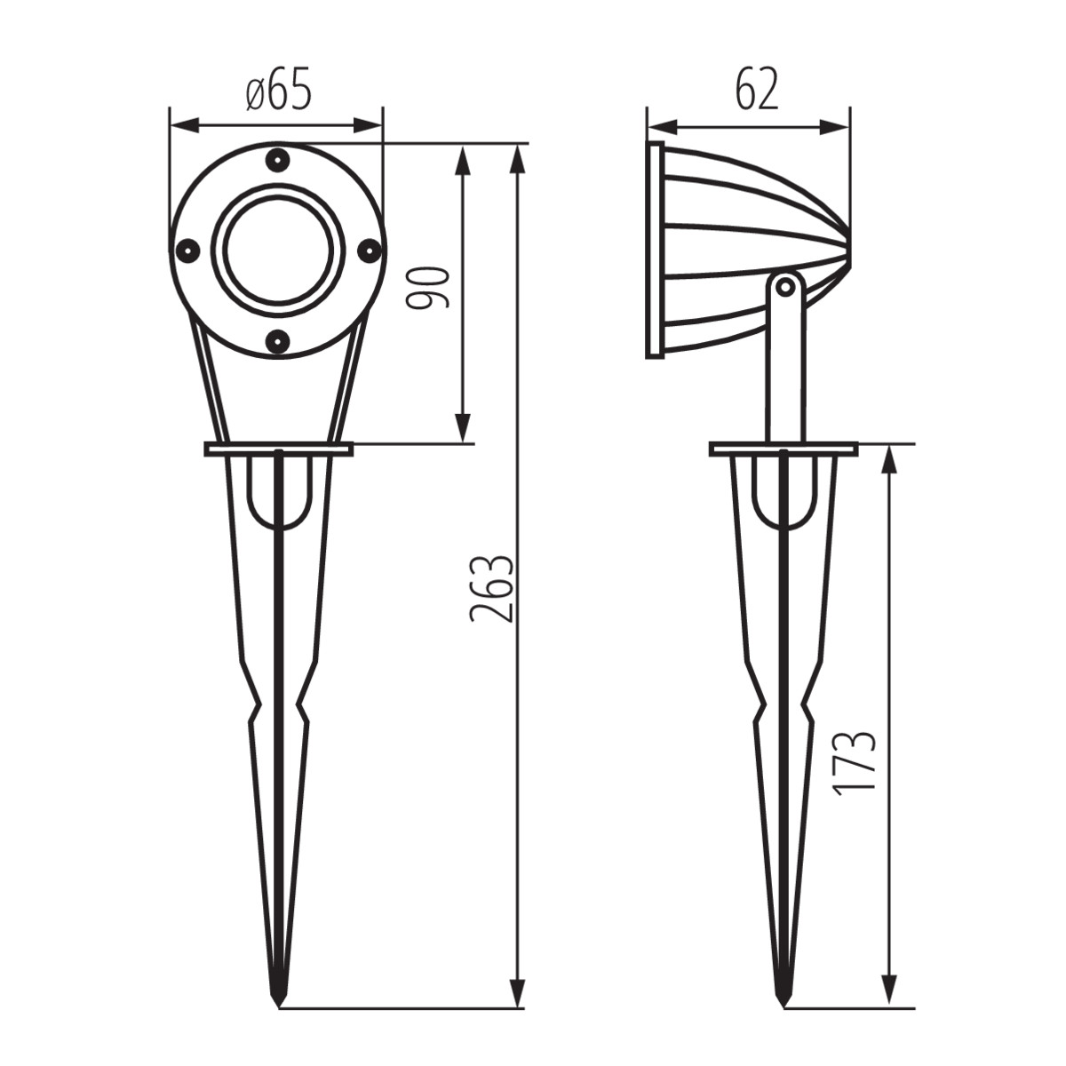 KANLUX GRIBLO 4W - 2