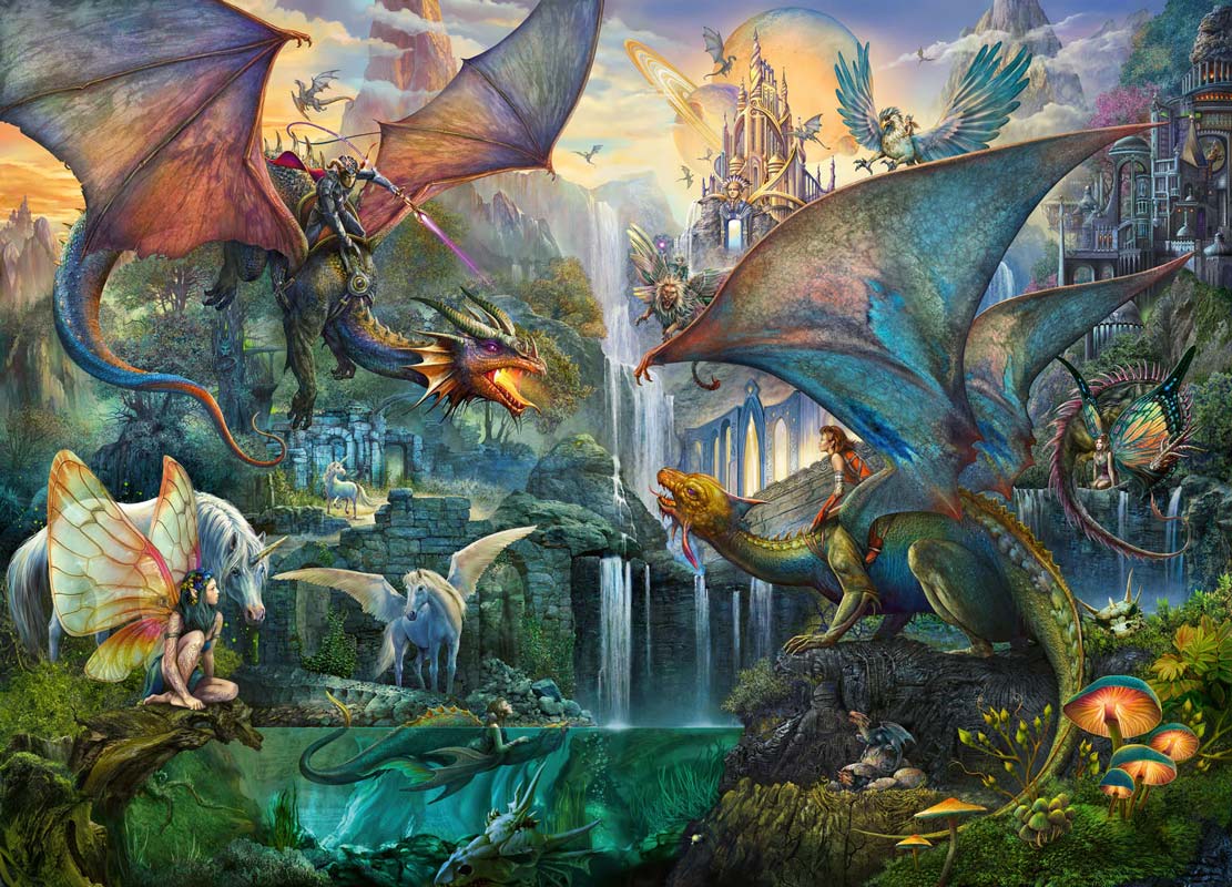 Magical Dragon Forest 9000 Bitar Ravensburger