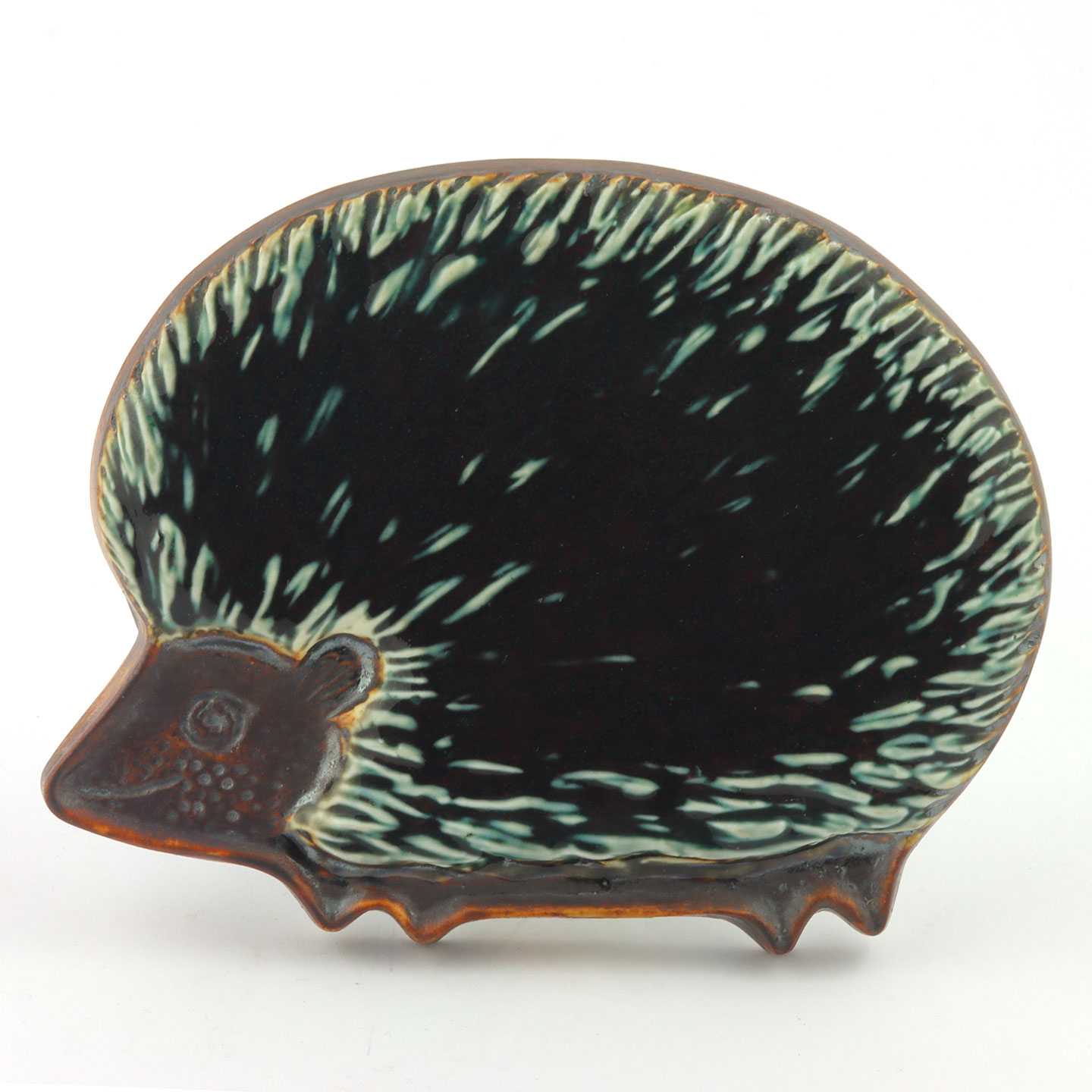 ARABIA / アラビア 青いハリネズミ 陶板 Gunvor Olin-Gronqvist