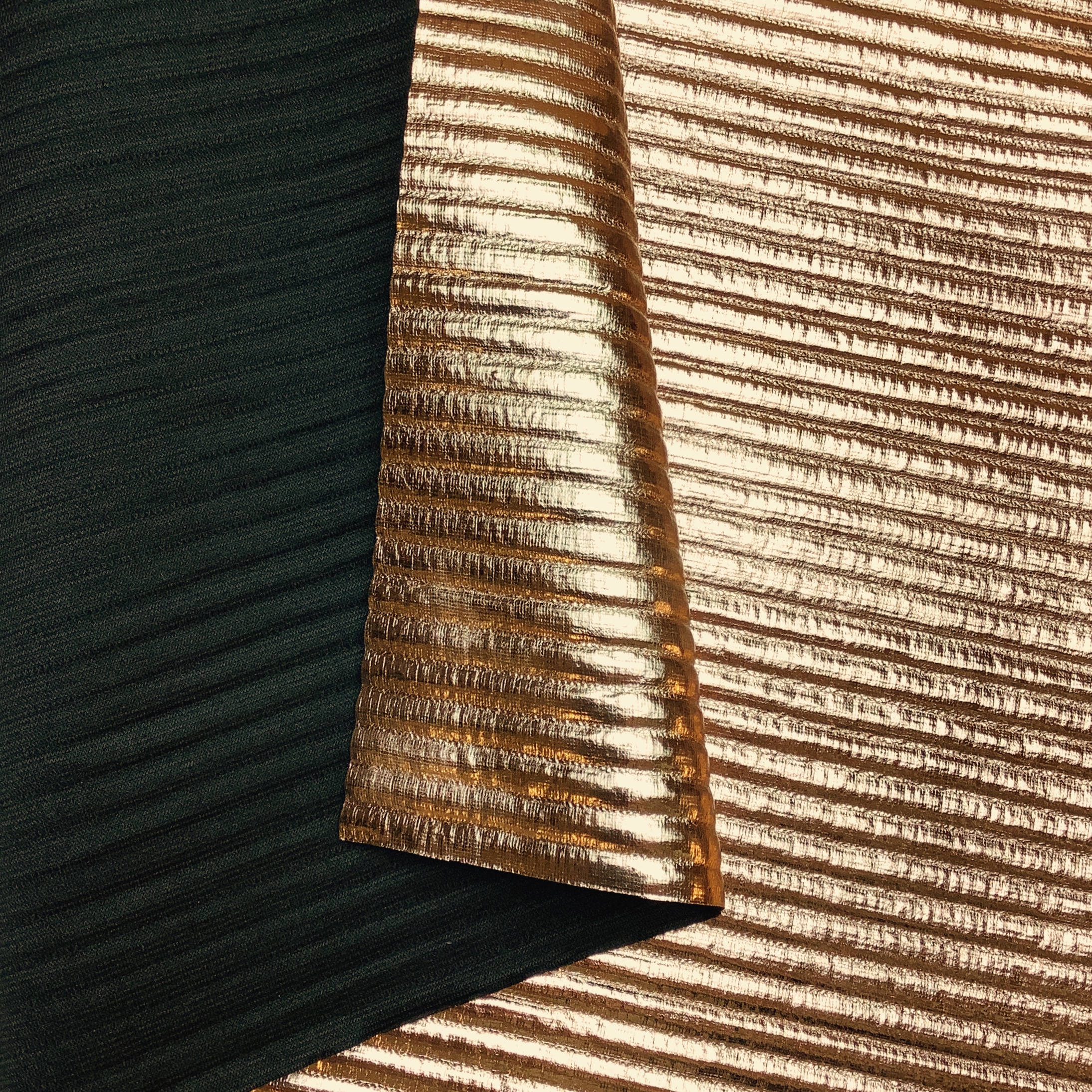 Stretchlamé ribb Guld NB6239