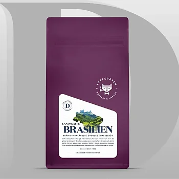 Kafferäven - Landskaffe - Brasilien - Lätt mörkrostade kaffebönor - 500g 