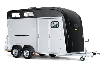 Böckmann BIG Portax STUTERI premium hästtransport med extra bred interiör hos Equistore