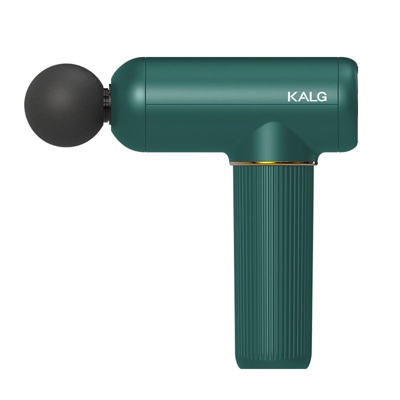 Massage pistol grön- 8x massagehuvud