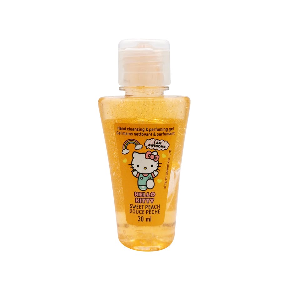 Hello kitty Handrengöringsgel - Sweet Peach & Strawberry - 3
