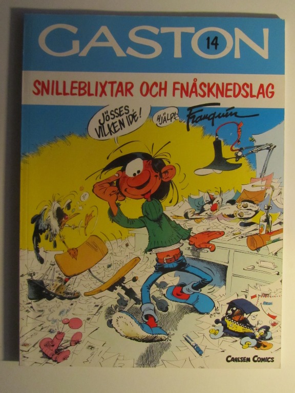 Gaston 14 Snilleblixtar och fnåsknedslag 3:e uppl.