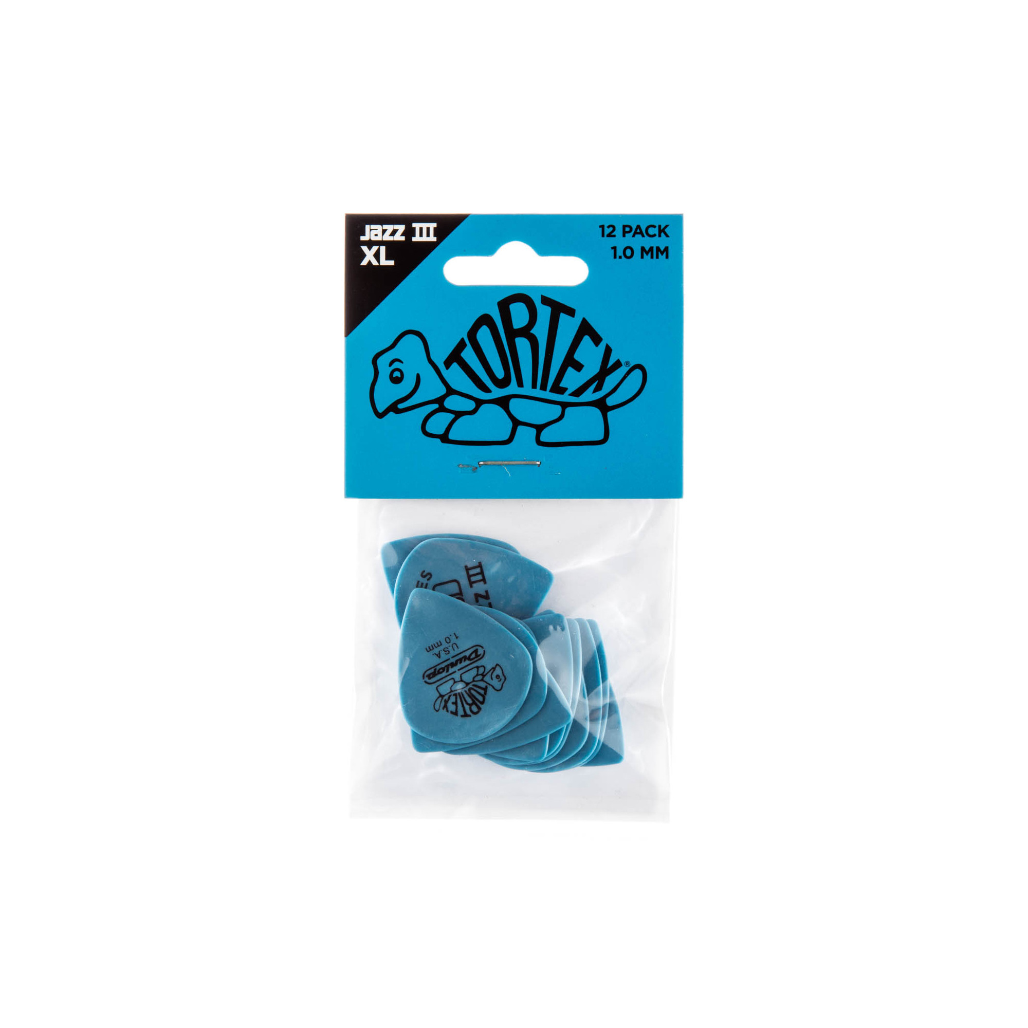 Dunlop Tortex Jazz III 1.0 mm. 12-Pack - 3