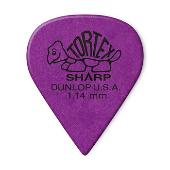 Dunlop Tortex Sharp 1.14 mm. 12-Pack