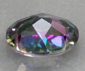 Piedra preciosa de topacio azotico arcoíris natural hermosa y brillante de 1,38 ct - 2