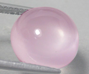 Piedra preciosa de cuarzo rosa de estrella natural rara redonda de 5,94 quilates de 11 mm - 2