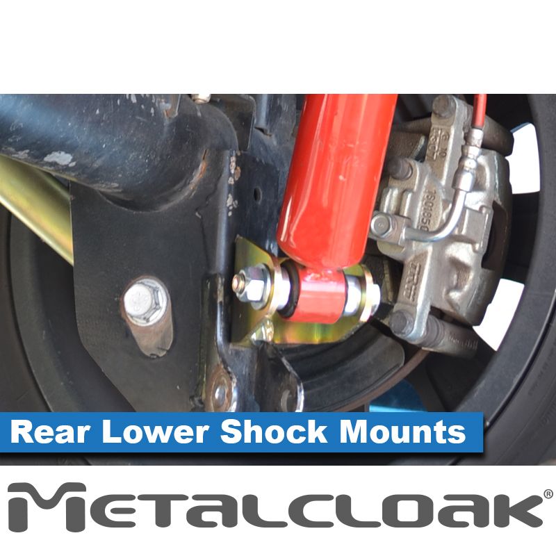 METALCLOAK Shock Relocation & Clearance Kit Rear - JK & JKU - Falken ...