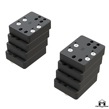 Metalcloak Bumpstop Kit 1-4" Rear - Jeep JK, JKU & JT