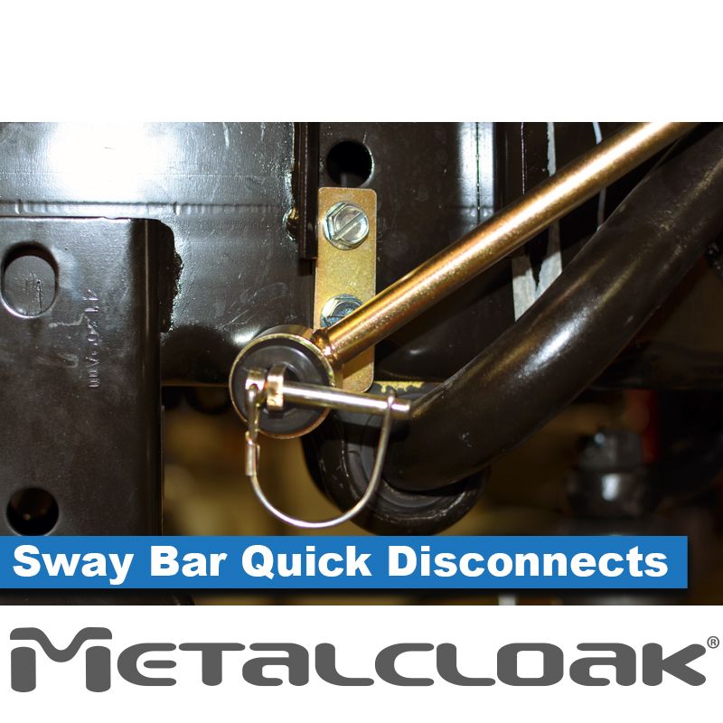 METALCLOAK Front Sway Bar Quick Disconnect JL, JLU & JT Falken Offroad