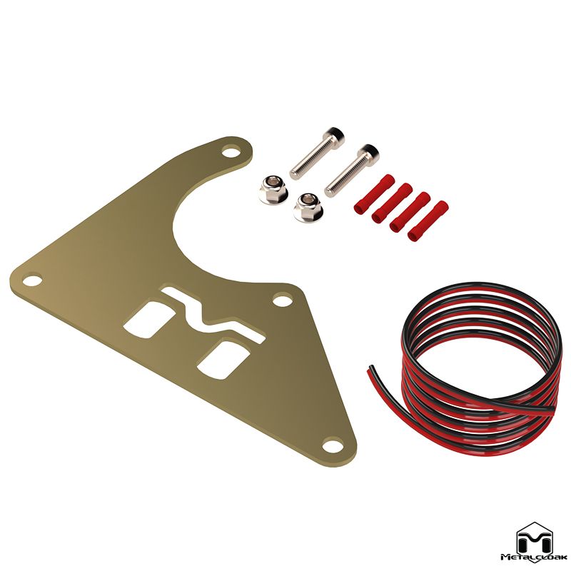 METALCLOAK Vacuum Pump Relocation Kit JKJKU 1218 Falken Offroad