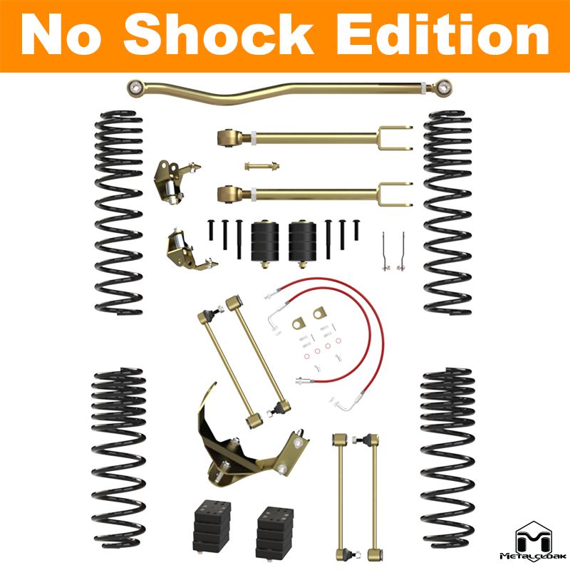 Metalcloak 2.5" True Dual Rate Lift Kit - Jeep JKU