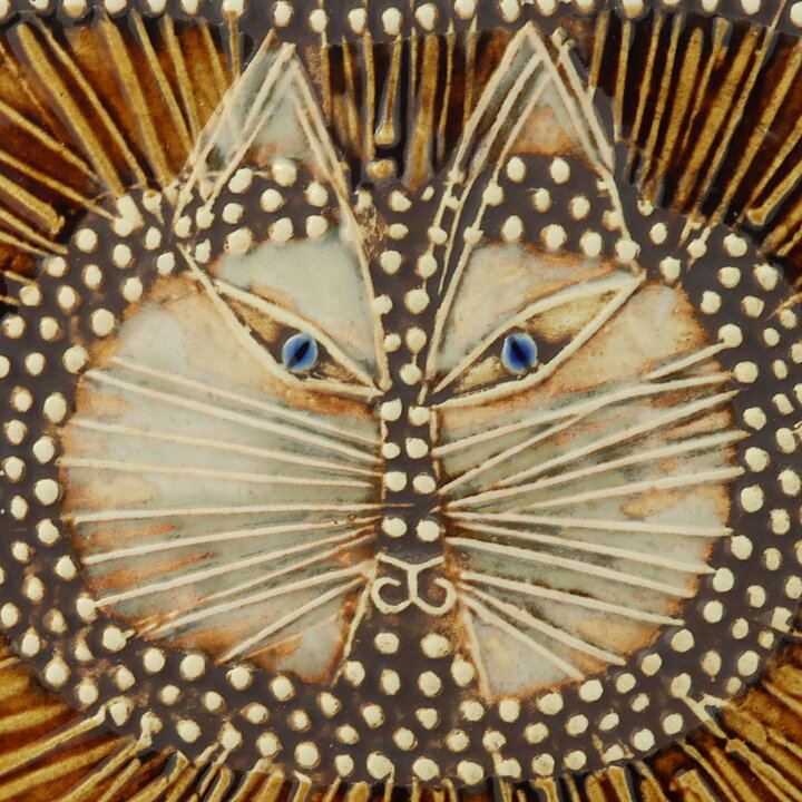 Lisa Larson (Unik 1961) Charming Cat Wall Plaque 23 cm