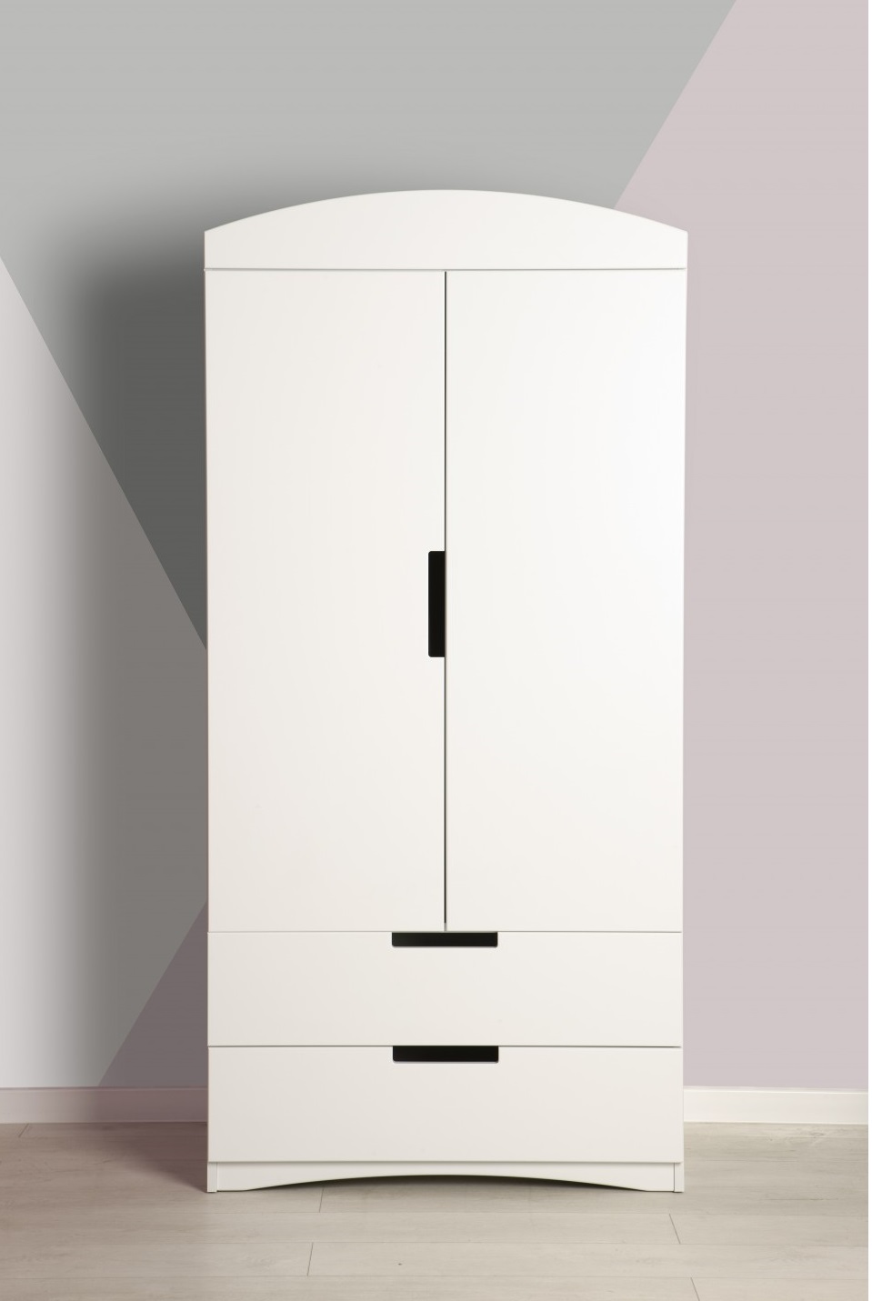 Classic garderob dubbel 90x189 Vit - 6