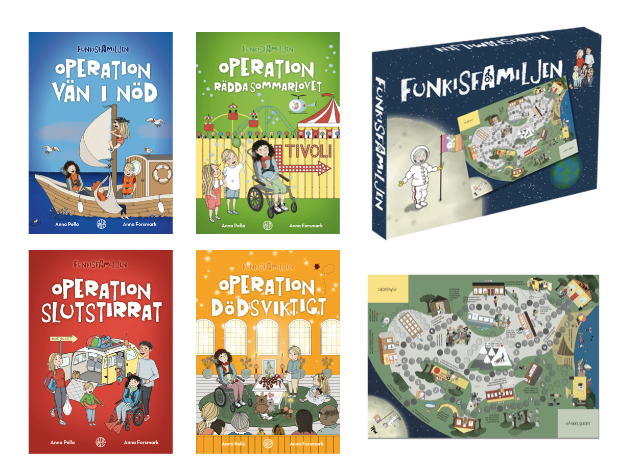 Funkisfamiljen bokserie + spel