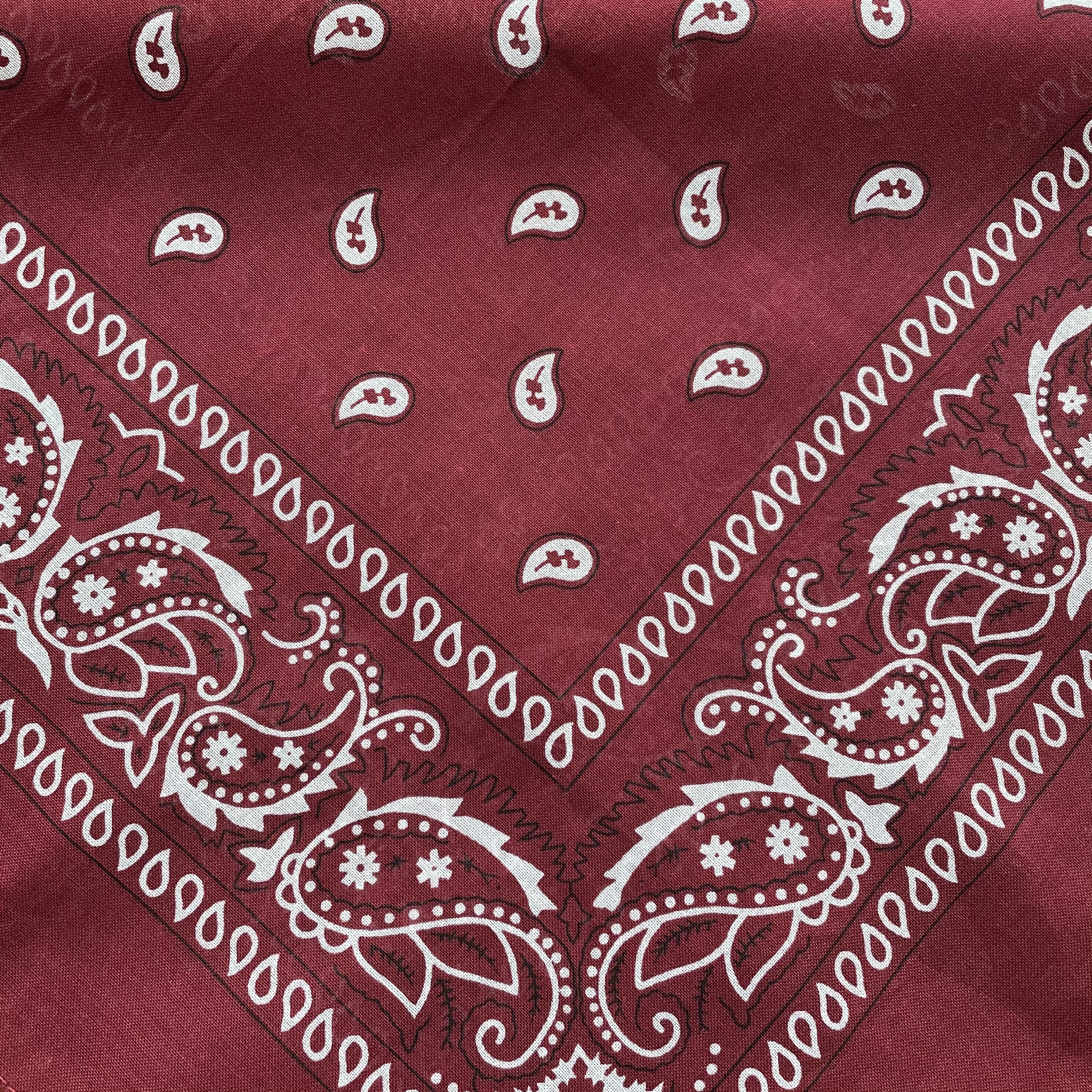 bandana vinröd - 2
